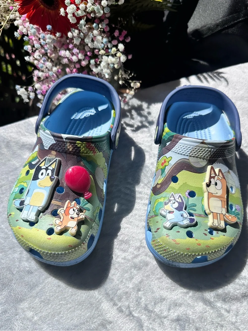 Crocs Kids' Bluey Classic Clogs - Size 1